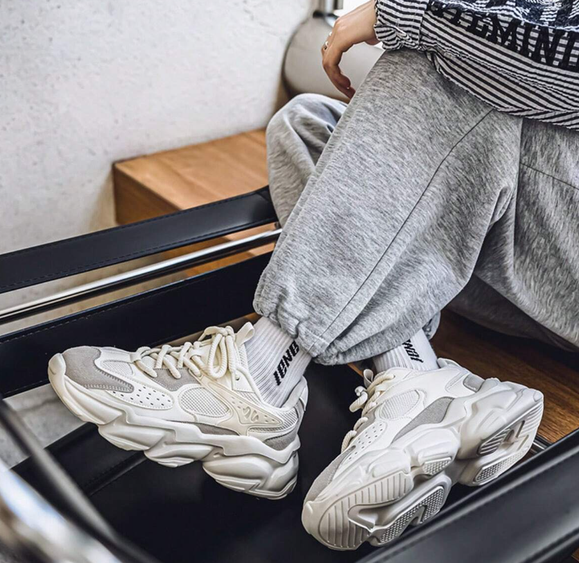 Men's Casual Sports Sneakers For Fall &amp; Winter, Lightweight Anti-Slip Durable Black Elevator Shoes